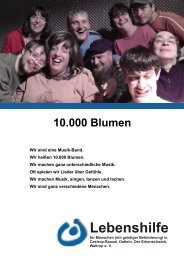 10.000 Blumen - Lebenshilfe Waltrop