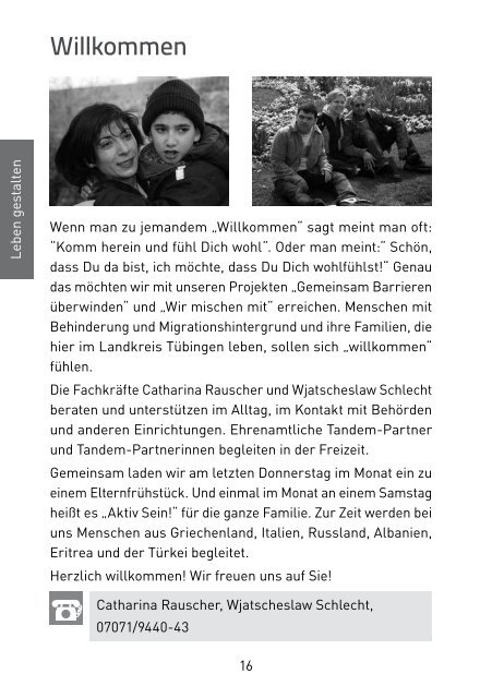 Jahresprogramm 2013 - Lebenshilfe Tübingen