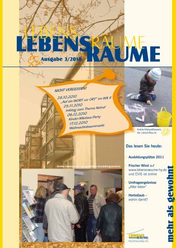 Ausgabe 3/2010 - LebensRäume Hoyerswerda eG