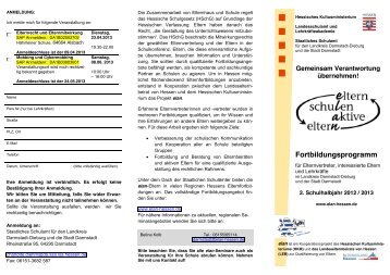 Elternrecht und Elternmitwirkung - Landeselternbeirat von Hessen