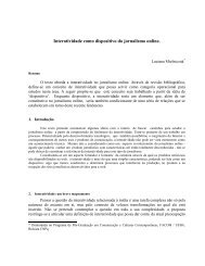 Interatividade como dispositivo do jornalismo online. - Faculdade de ...