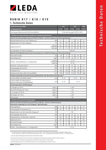 RUBIN Technische Daten (PDF, 1348 kB) - Leda