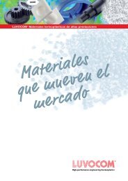 LUVOCOM® Materiales termoplásticos de altas prestaciones