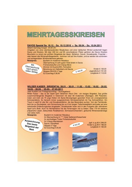 Weihnachtsmärkte - Leibfritz Reisen