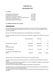 Vorbericht zum Haushaltsplan 2013 - in Leinfelden-Echterdingen