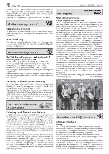 KW 16 - Gemeinde Leingarten