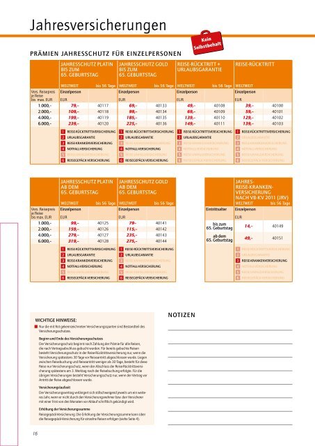 Jahresversicherungen-Produktbuch - LEITNER Reisen