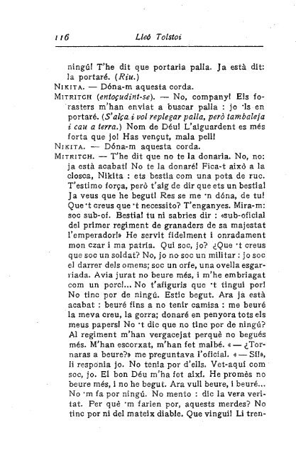 Lev Tolstoi, El domini de les tenebres, traducció de Joan Puig i ...