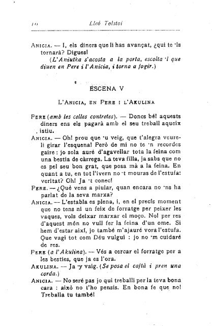 Lev Tolstoi, El domini de les tenebres, traducció de Joan Puig i ...