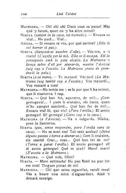 Lev Tolstoi, El domini de les tenebres, traducció de Joan Puig i ...