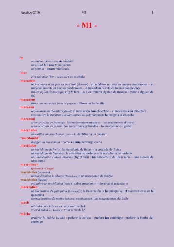 M1 - Académie d'Aix-Marseille