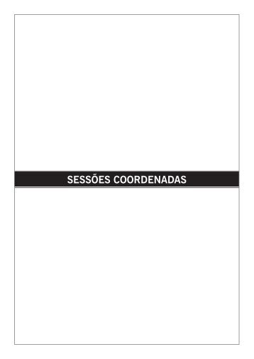Sessões de Comunicações Coordenadas com resumo (PDF)