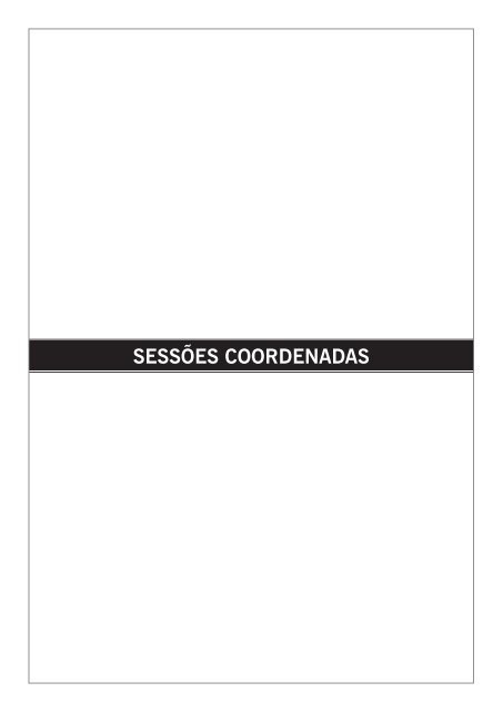 Sessões de Comunicações Coordenadas com resumo (PDF)