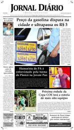 Preço da gasolina dispara na cidade e ultrapassa os ... - Jornal Diario