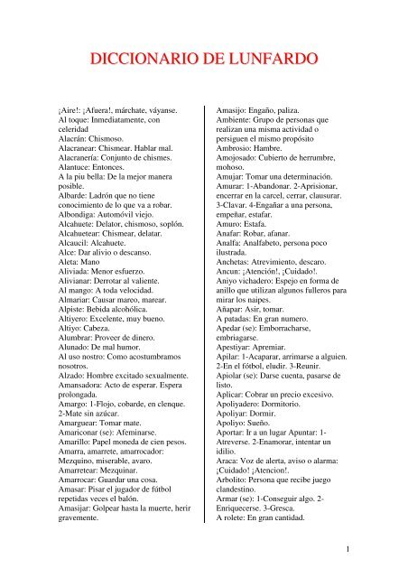 Diccionario de lundarfo 2012 pdf - muyargentino