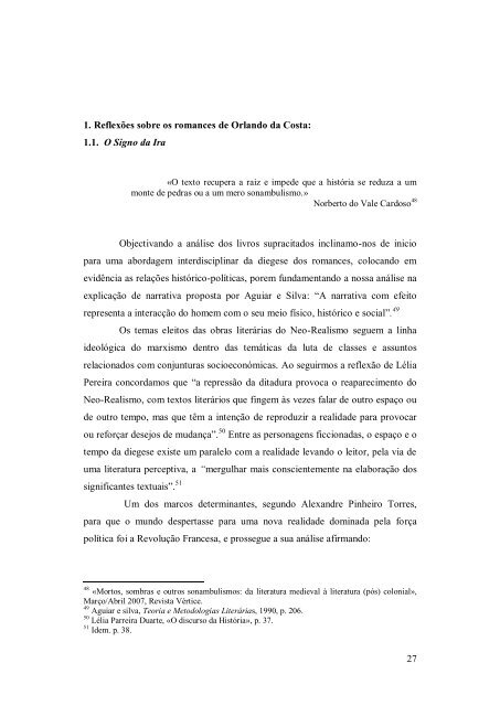 A Prosa Literária de Orlando da Costa - Universidade Aberta