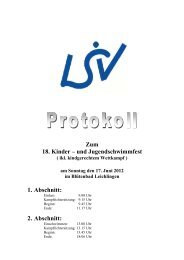 Protokoll K+J-Schwimmfest 2012 - Lsv02.de