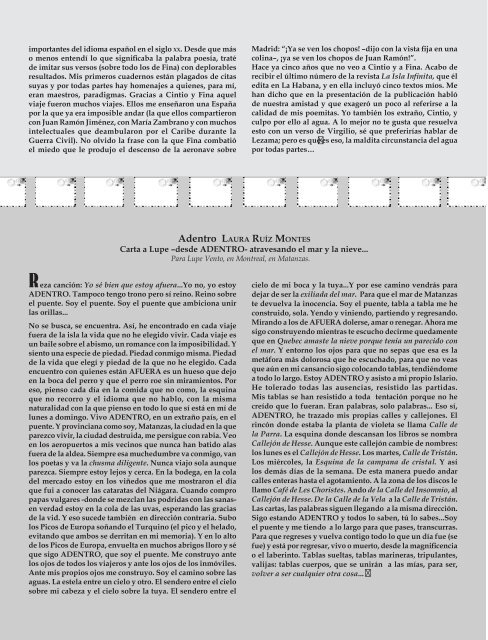 Revista Artística y Literaria Año VIII. No.1 enero-abril 2007 - Atenas