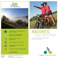 Lauter-Alb-Lindach-Radweg - Lenningen