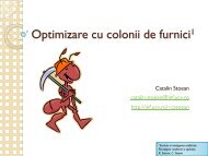 Optimizare cu colonii de furnici