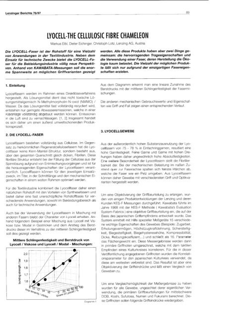 LYOCELL® - the cellulose fiber chameleon - Lenzing