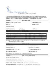 MATERIAL SAFETY DATA SHEET 1 - Pfizer