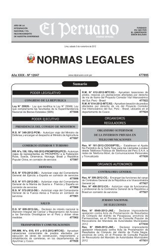 Normas legales - Instituto Nacional de Enfermedades Neoplásicas