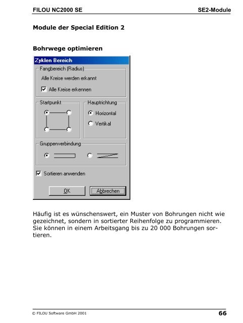 FILOU NC2000 Special Edition Handbuch