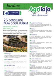 N.º 9 - 25 Conselhos para o seu Jardim - Agriloja