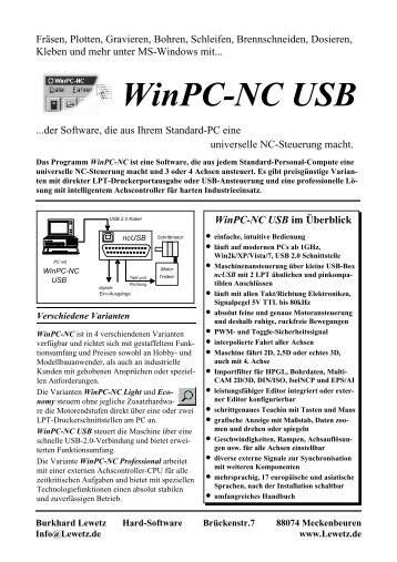 WinPC-NC USB - mechapro