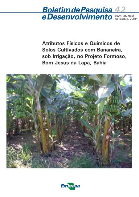 Atributos Físicos e Químicos de Solos Cultivados com Bananeira ...