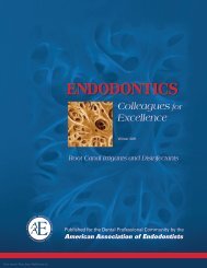 Endodontics Endodontics - American Association of Endodontists