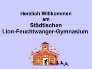 Gymnasium - Lion-Feuchtwanger-Gymnasium - Referat für Bildung ...