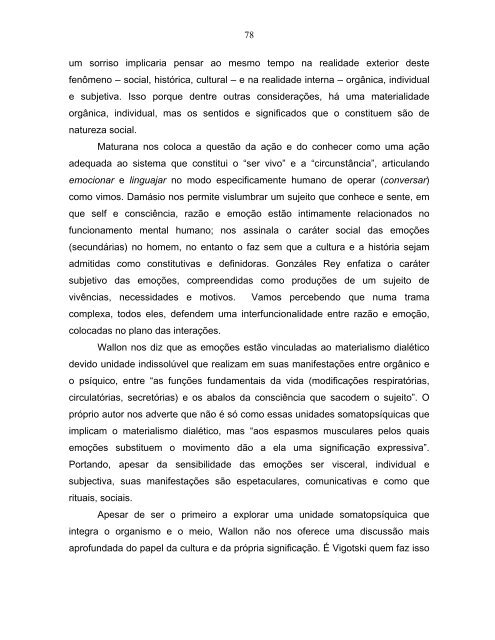 Emoções: uma discussão sobre modos de conceber e teorizar