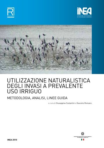 utilizzazione naturalistica degli invasi a prevalente uso irriguo - Inea