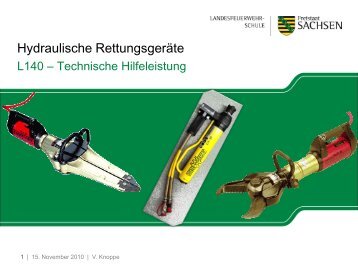Präsentation Hydraulische Rettungsgeräte [Download,*.pdf, 1,64 MB]