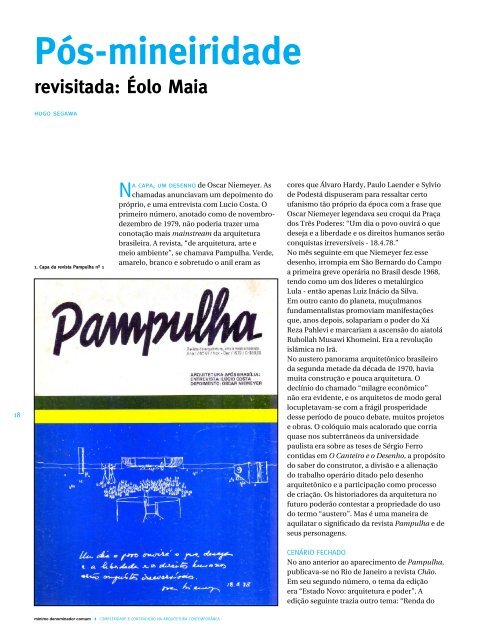 Pos-mineiridade revisitada: Eolo Maia - mdc . revista de arquitetura ...