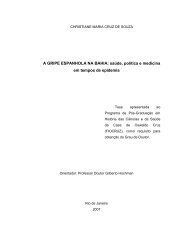 a gripe espanhola na bahia - Arca - Fiocruz