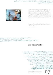 Programa Dry Kisses Only - CCCB