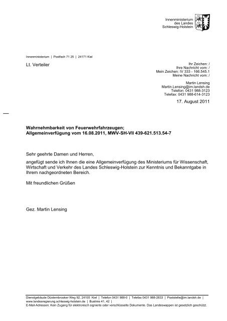 klicken - Landesfeuerwehrschule Schleswig-Holstein