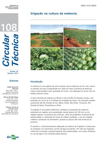 Circular Técnica - Embrapa Hortaliças