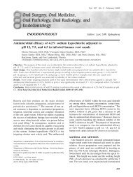 Antimicrobial efficacy of 4.2% sodium hypochlorite adjusted to pH 12 ...