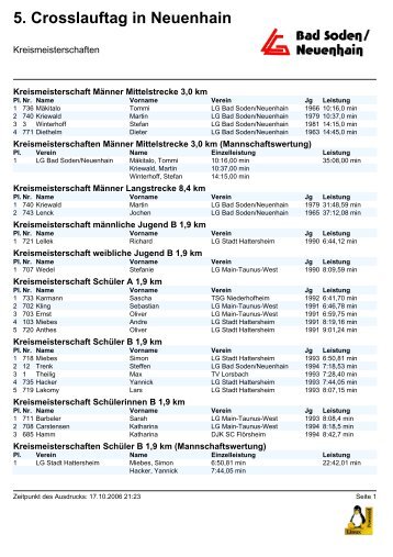 als PDF - LG Bad Soden/Neuenhain Leichtathletik