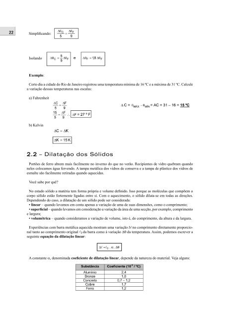 FÍSICA - Universidade Castelo Branco