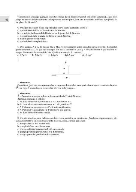 FÍSICA - Universidade Castelo Branco