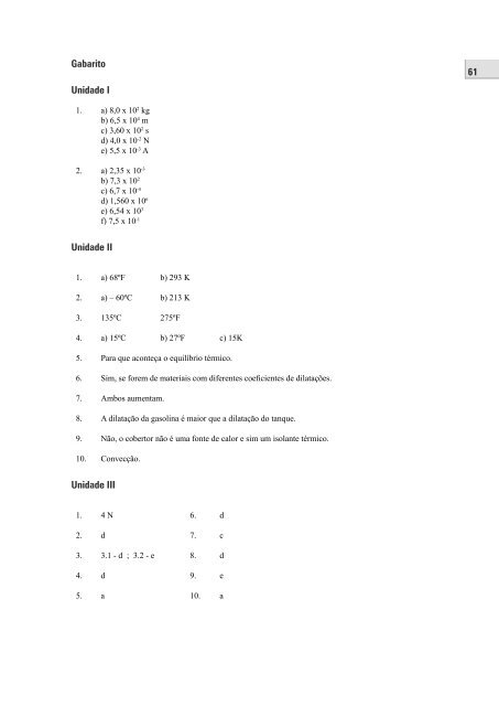 FÍSICA - Universidade Castelo Branco