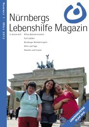 LHM 1-2012.indd - Lebenshilfe Nürnberg