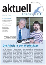 Ausgabe 1 - 2004 - Lebenshilfe Rotenburg Verden