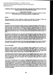 (Rusticoidus) quasirusticus - European Mosquito Bulletin Journal of ...