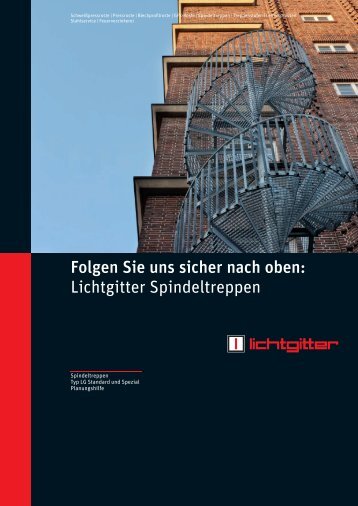 Folgen Sie uns sicher nach oben: Lichtgitter Spindeltreppen